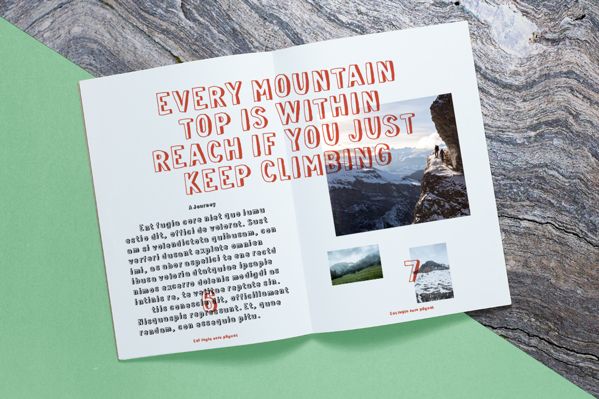P!nk – Handwritten 3d Font, a Script Font by Studio ZACK (Photo 9 of 11)