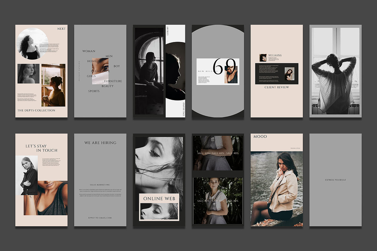 Wadon Fashion Instagram | Photoshop, a Social Media Template by Azruca (Photo 1 of 8)