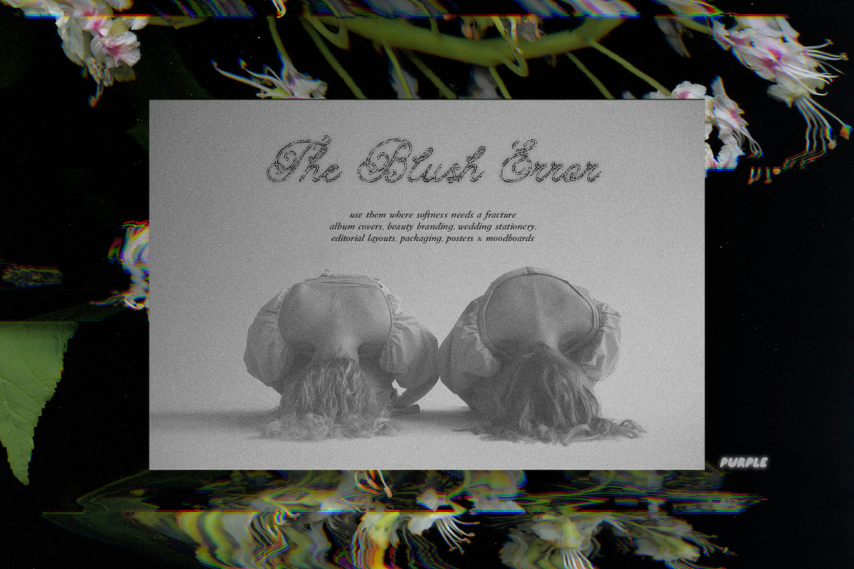 The Blush Error - Floral Backgrounds, a Wallpaper Graphic by Purple (Photo 9 of 12)