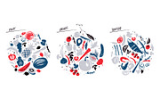 Fresh Farm Products, a Food Illustration by Vera Holera (Thumbnail 2 of 5)