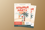Summer Party Festival Flyer, a Flyer Template by MMPixelCraft (Thumbnail 1 of 5)