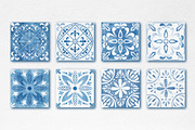 Watercolor Azulejos Collection, a Decorative Illustration by Decor Lines (Thumbnail 4 of 13)