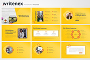 Writenex power point presentation, a Presentation Template by GraphicBerg (Thumbnail 2 of 5)
