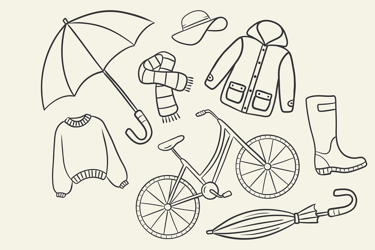 Hand Drawn Spring Illustrations, an Illustration by HonestiesPrintS (Photo 3 of 7)
