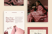Pink Melanin Canva Templates for IG, a Social Media Template by JOA CREATIVE LAB (Thumbnail 4 of 6)