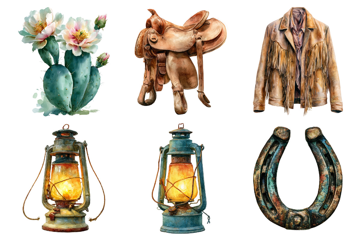 Western Clipart Bundle, a Seasonal Illustration by Daily.Designs (Photo 3 of 4)