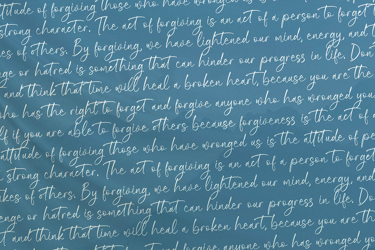 Riyanthy Selafina, a Script Font by Integritype Studio (Photo 13 of 15)