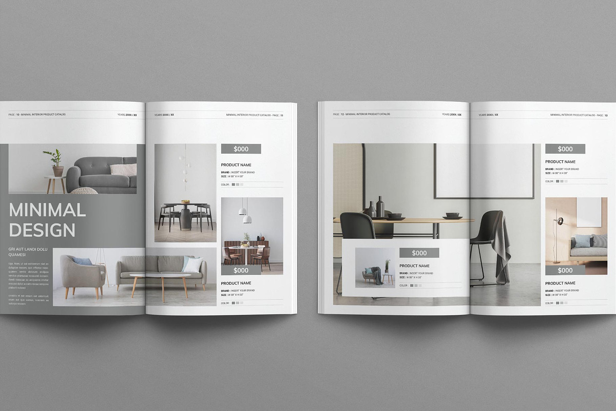Product Catalog Layout Template, a Magazine Template by E-Type (Photo 5 of 7)