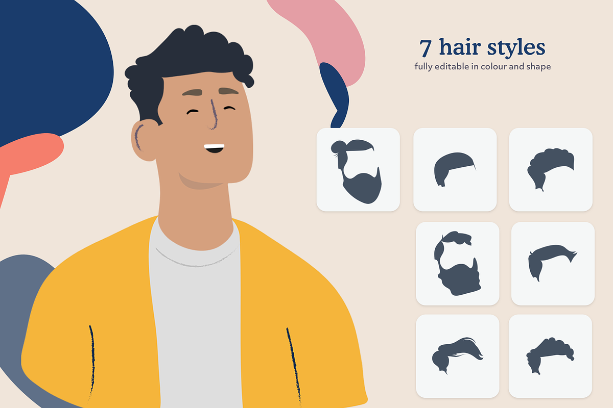 Male Character Generator, a Person Illustration by Craftrick (Photo 4 of 5)