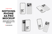 Nothing 4a Pro Phone Mockup, an Android Mockup by UnicDesign (Thumbnail 1 of 8)