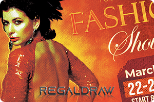 Fashion Show Flyer, a Flyer Template by regalDRAW