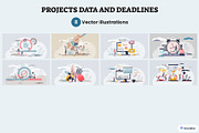 Office Life Vector Illustration Set, a Work Illustration by VectorMine (Thumbnail 5 of 16)