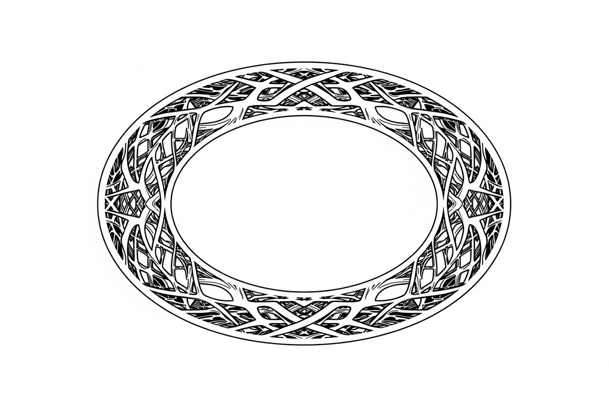 Hand Drawn Oval Scribble Frames, an Illustration by Gfx_Store (Photo 35 of 51)