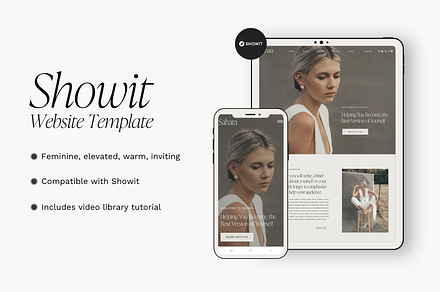 Showit Website Template Sahara, a Websites & App Template by Daydream Sites