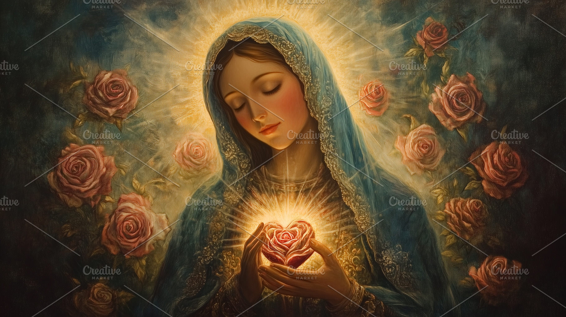 Portrait of Immaculate heart, a Holiday Photo by MistyDay