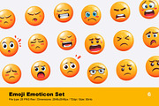 Emoji Emoticon Set | Transparent PNG, an Object Graphic by Reformer Mockup (Thumbnail 7 of 12)