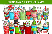 Christmas Latte Clipart - Coffee PNG, a Food Illustration by SLS Lines (Thumbnail 6 of 6)