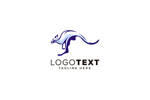 Kangaroo Logo, a Branding & Logo Template by Xoovion