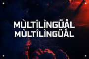Thunder Squad DIsplay Typeface Font, a Sans Serif Font by Storytype Studio (Thumbnail 12 of 15)