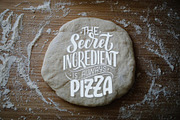 Pizza Lettering Quotes, a Decorative Illustration by Artlana (Thumbnail 3 of 3)