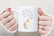 Hygge New Year Scandinavian Clipart, an Illustration by Sublimation Artist (Thumbnail 5 of 6)
