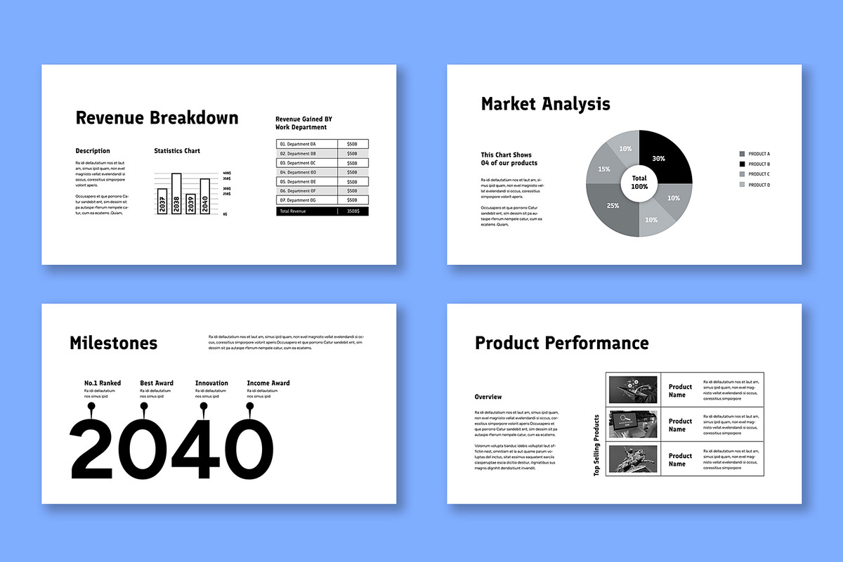 Annual Report Presentation, a Presentation Template by ContestDesign (Photo 4 of 6)