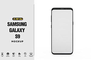 Samsung Galaxy S9 App Mockup