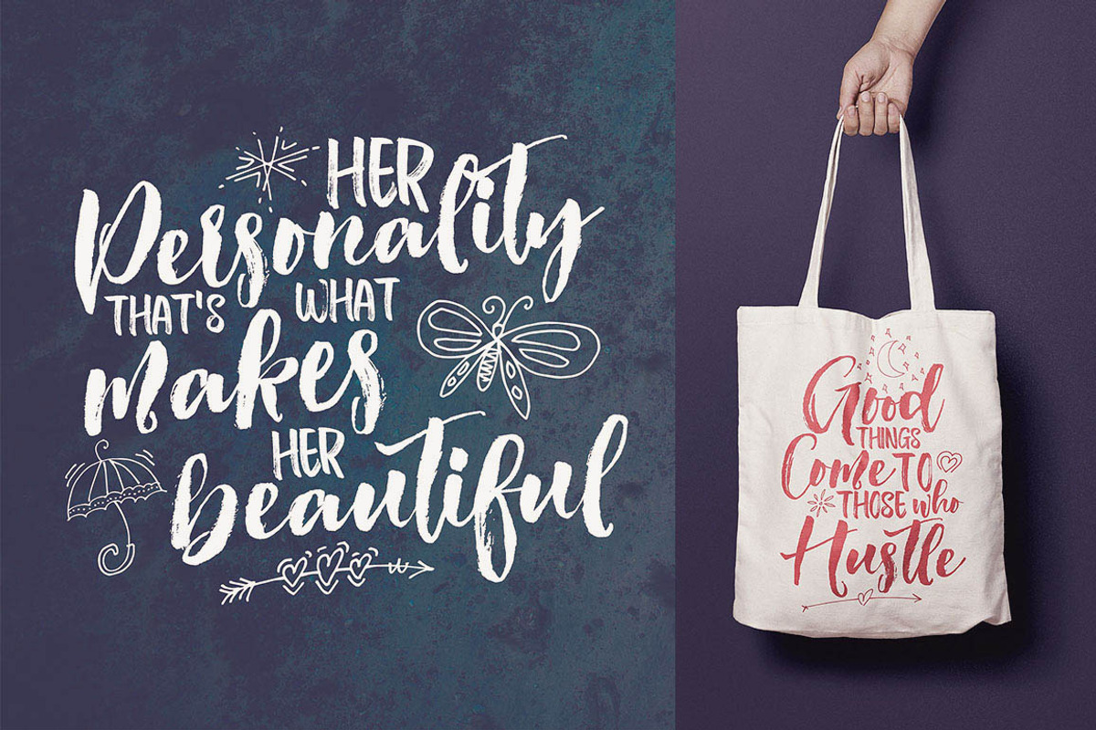 SALE Handwritten Script Fonts, a Script Font by Cruzine (Photo 38 of 57)