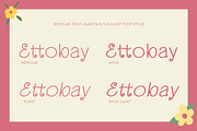 Ettobay, a Sans Serif Font by rudiSasori (Thumbnail 13 of 13)