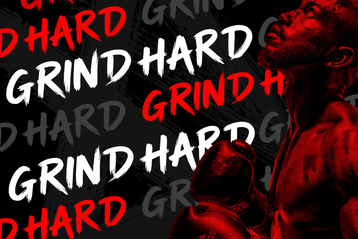 Black Mystics Raw Brush Display Font, a Handwritten Font by SNIPESCIENTIST (Photo 24 of 38)
