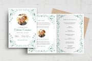 Funeral Program Brochure Template, a Flyer Template by BrandPacks (Thumbnail 1 of 7)
