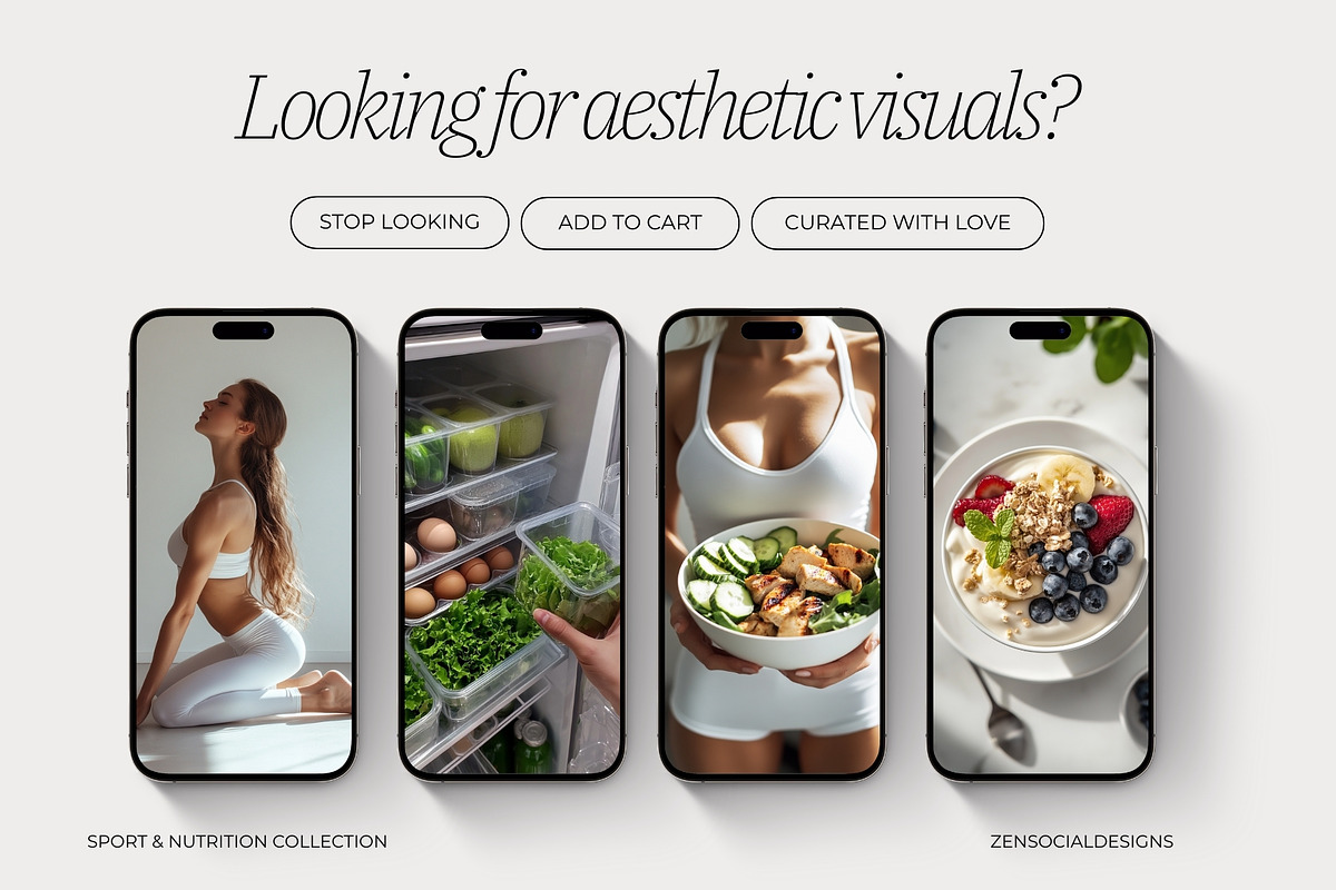 Sport & Nutrition Stock Photo Bundle, a Food & Drink Photo by ZenSocialDesigns (Photo 7 of 9)