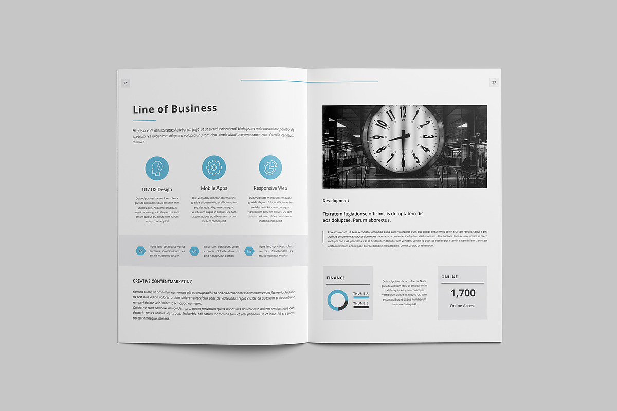 Corporate Brochure Bundle, a Brochure Template by Tanber Hossen (Photo 28 of 71)