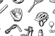 Vintage Sports Equipment Set, an Object Graphic by RT Studio (Thumbnail 3 of 4)