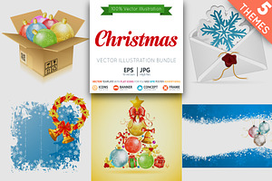 Christmas Cards and Backgrounds, a Decorative Illustration by TAlex