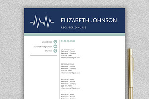 Nurse Resume Medical CV Template