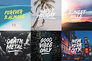 Tunnels Brush Font (Extras), a Font by Anxiety Studio (Thumbnail 3 of 14)