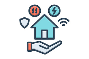 Facilities convenience color icon, a Duotone Icon by Creative priyanka
