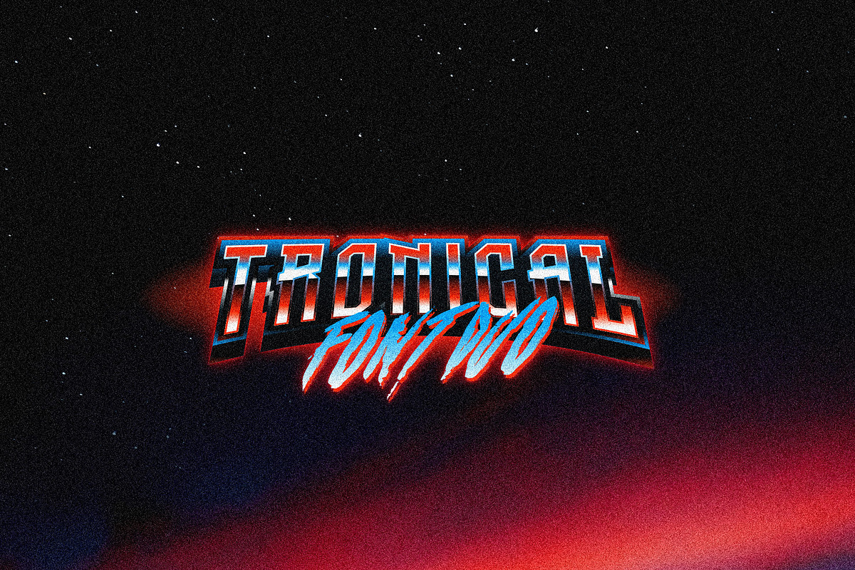 GRVS-Tronical Font Duo preview 2