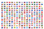 Flags set, a Solid Icon by Oleksandr Filiuk (Thumbnail 3 of 3)