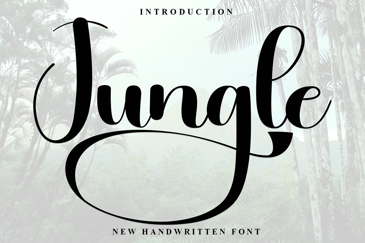 Jungle, a Handwritten Font by InermediaSTUDIO (Photo 1 of 8)