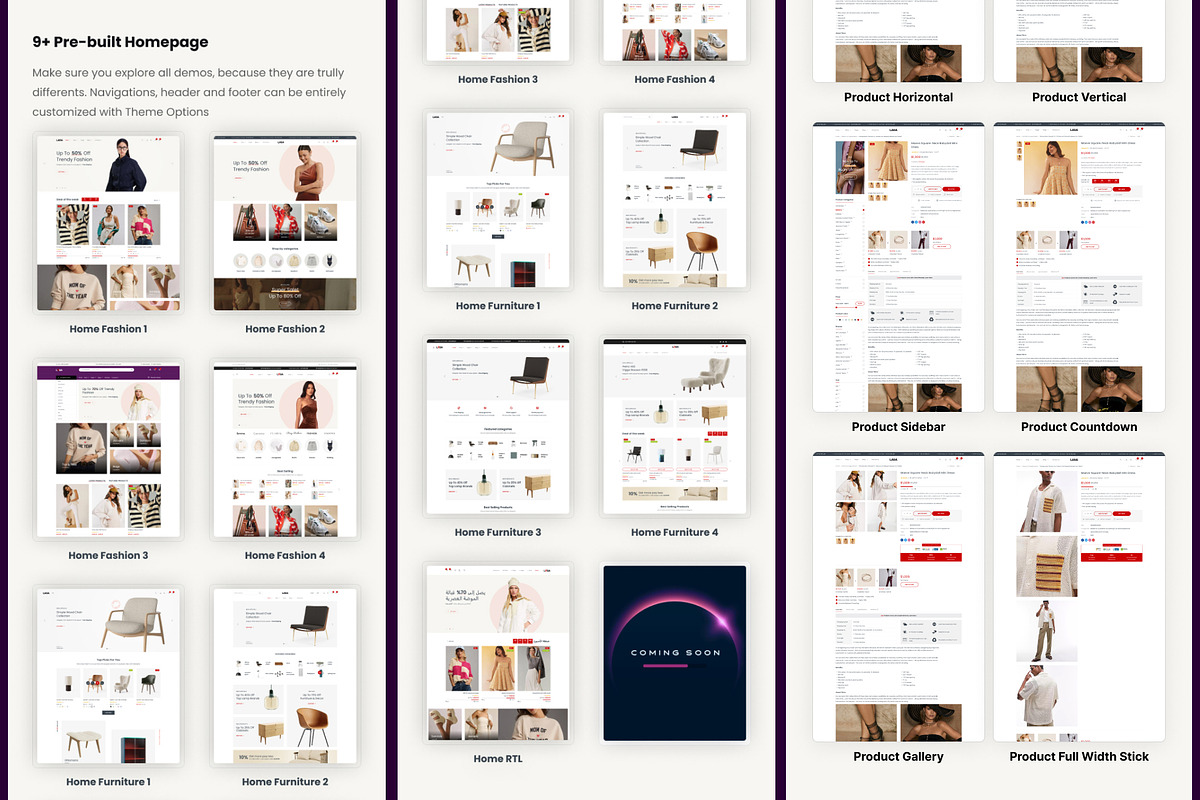 Creative Minimal WooCommerce WP, a WordPress Template by UInstrument (Photo 2 of 6)