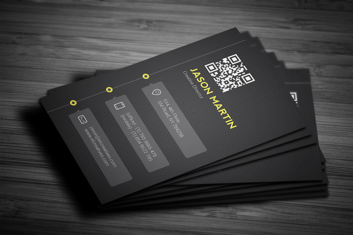 Creative Timeline Business Card, a Business Card Template by bouncy (Photo 1 of 4)