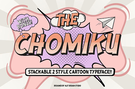 Chomiku Typeface, a Sans Serif Font by alit design