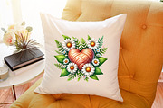 Romantic Summer Clipart, an Illustration by Sublimation Artist (Thumbnail 6 of 6)