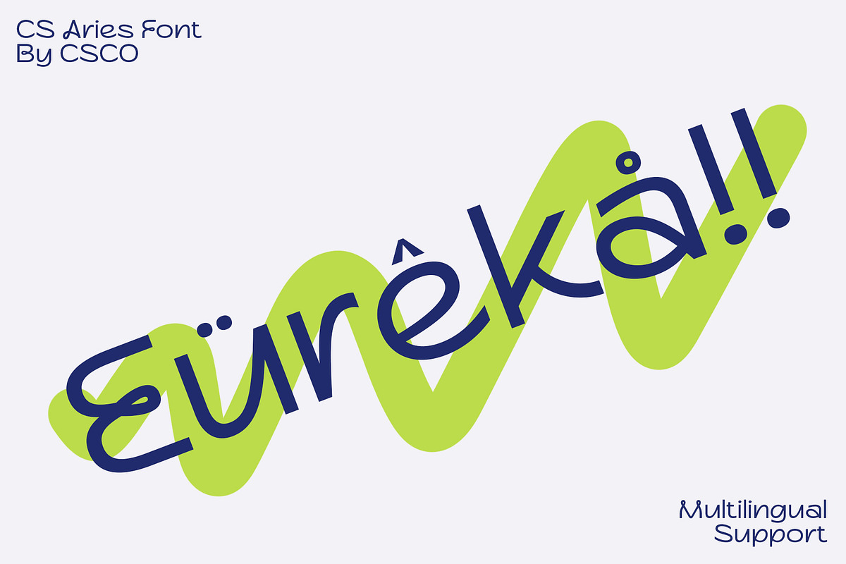 CS Aries – Display Sans Serif Font, a Sans Serif Font by Craft Supply Co. (Photo 3 of 8)