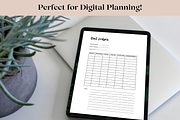 Rent Ledger Canva Template, a Templates & Theme by SassyCorners (Thumbnail 4 of 5)