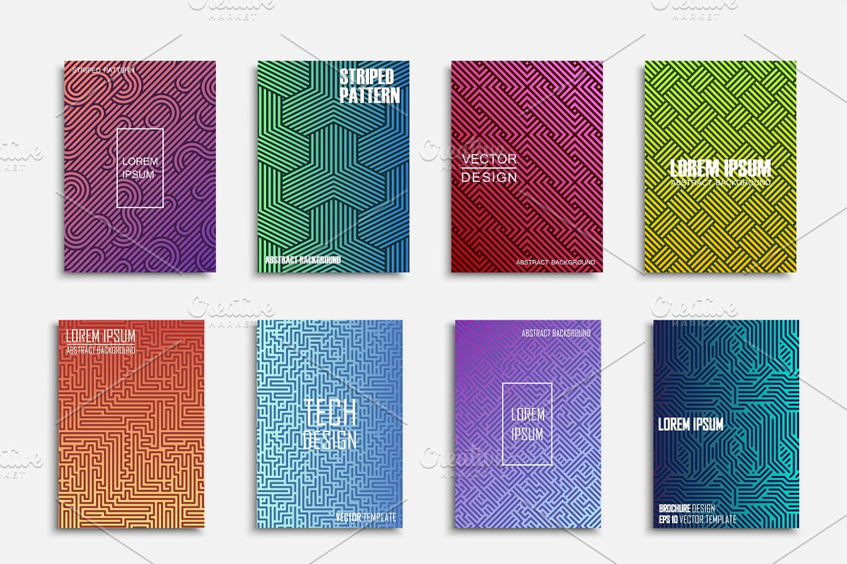12 Posters,cards,backgrounds,covers, a Pattern Graphic by ExpressShop