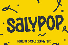 Salypop a Monoline Doodle Font