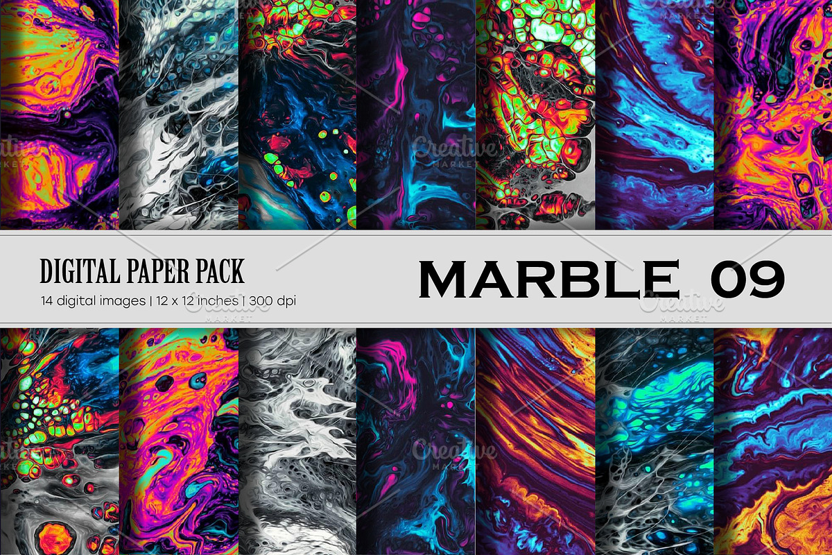Big Bundle Digital Paper Marble., a Texture Graphic by KENO Mascots (Photo 10 of 11)